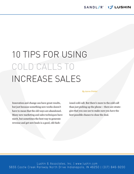 10 tips for using cold calls to increase sales